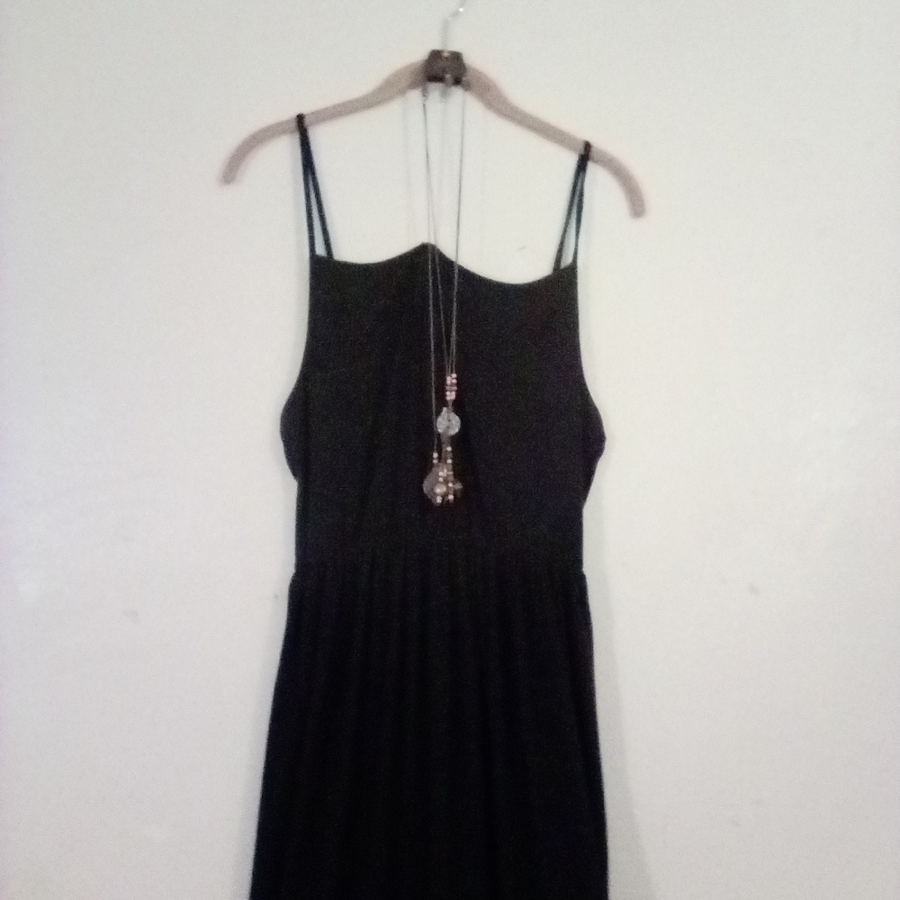 Boohoo Chic Black Maxi Dress